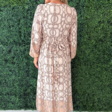 Chain Link Woven Dress