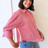 White Stripe Pinstripe Shirt