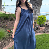 Spaghetti Strap Loose Maxi Dress