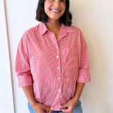 White Stripe Pinstripe Shirt