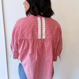 White Stripe Pinstripe Shirt
