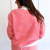 Red Stripe Nebraska Mockneck Sweatshirt