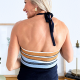 Terry Knit Halter Top