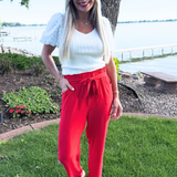 Tie Waist Pants