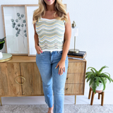 Ruffle Sleeve Tank