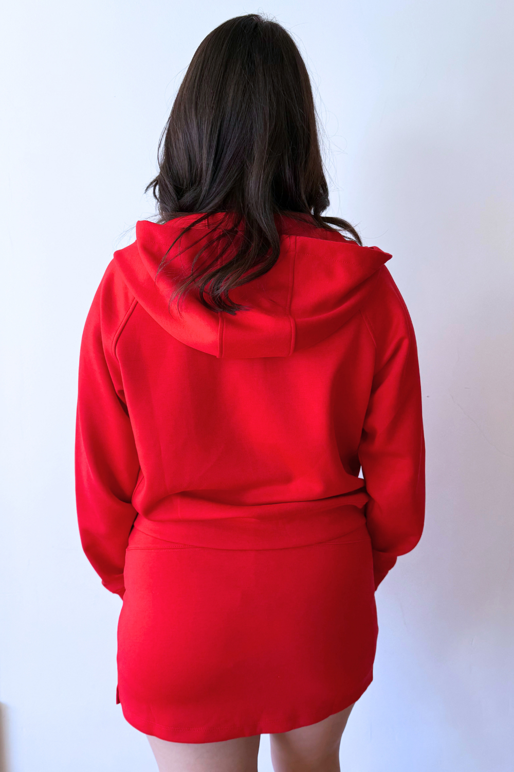 Full Zip Drawstring Hoodie - The 308 Boutique