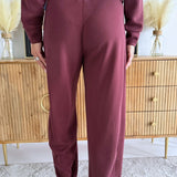 Techno Cupro Barrel Pants w/ Side Panel