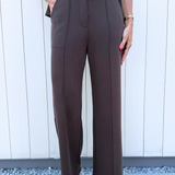 Brushed Modal Elastic Waist Pants