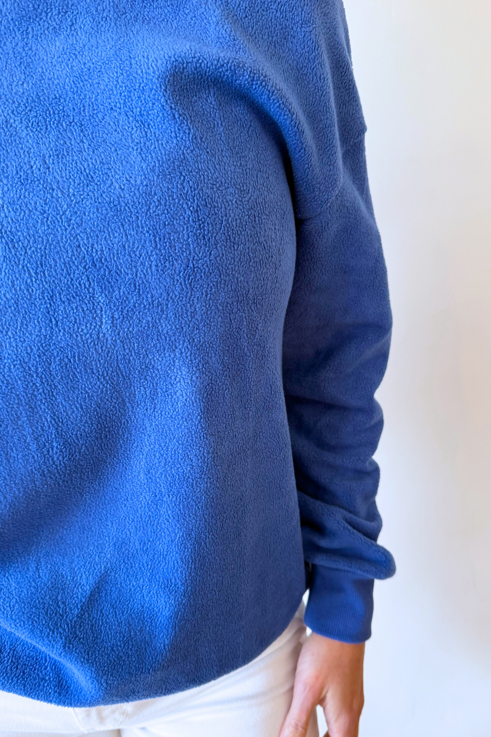 Oversize Drop Shoulder Reversible Mock Neck Sweatshirt - The 308 Boutique