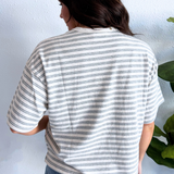 Striped Short Sleeve Top