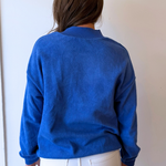 Oversize Drop Shoulder Reversible Mock Neck Sweatshirt - The 308 Boutique