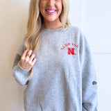 University of Nebraska Oversized Crewneck