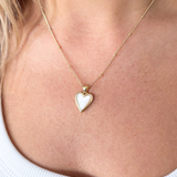 Opal Heart Necklace