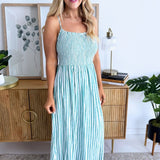 Bayside Striped Midi Dress