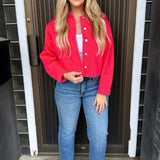 Nebraska Sanders Embroidery Canvas Twill Jacket