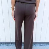 Brushed Modal Elastic Waist Pants