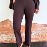 Stella Pull-on Flare w/ Button Hem 30"