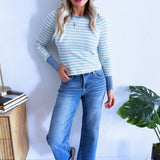 Thermal Long Sleeve with Thumb Hole Knit Top