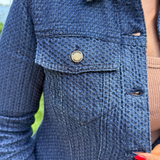 Fit and Flare Trucker Jacket