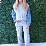 Color Block Relaxed Fit Sweatshirt