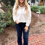 Collared Faux Suede Jacket
