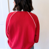 Nebraska Slate Collared Sweatshirt