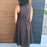 Polka Dot Fit & Flare Dress