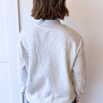 Oversize Drop Shoulder Reversible Mock Neck Sweatshirt - The 308 Boutique