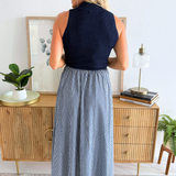 Mock Neck Twofer Dress