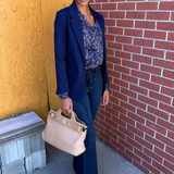 Hannah HR Flare Patch Pockets & Pintucks 34" Inseam
