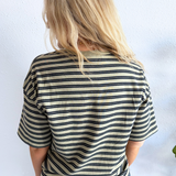 Striped Short Sleeve Top
