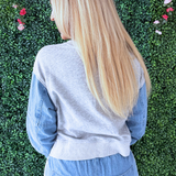 Color Block Relaxed Fit Sweatshirt