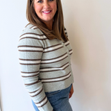 Medina Stripe Cardigan