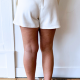 Elastic Waist Scuba Shorts