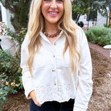 Collared Faux Suede Jacket