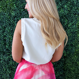 Arm and Neck Detail Tank Top