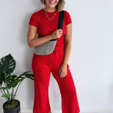 Ruched Side Short Sleeve Top