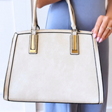 Gold Detail Square Handbag