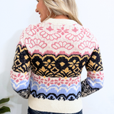 Multicolor Faire Isle Knit Sweater - The 308 Boutique