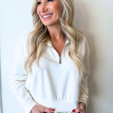 Downtown Half Zip Sweatshirt