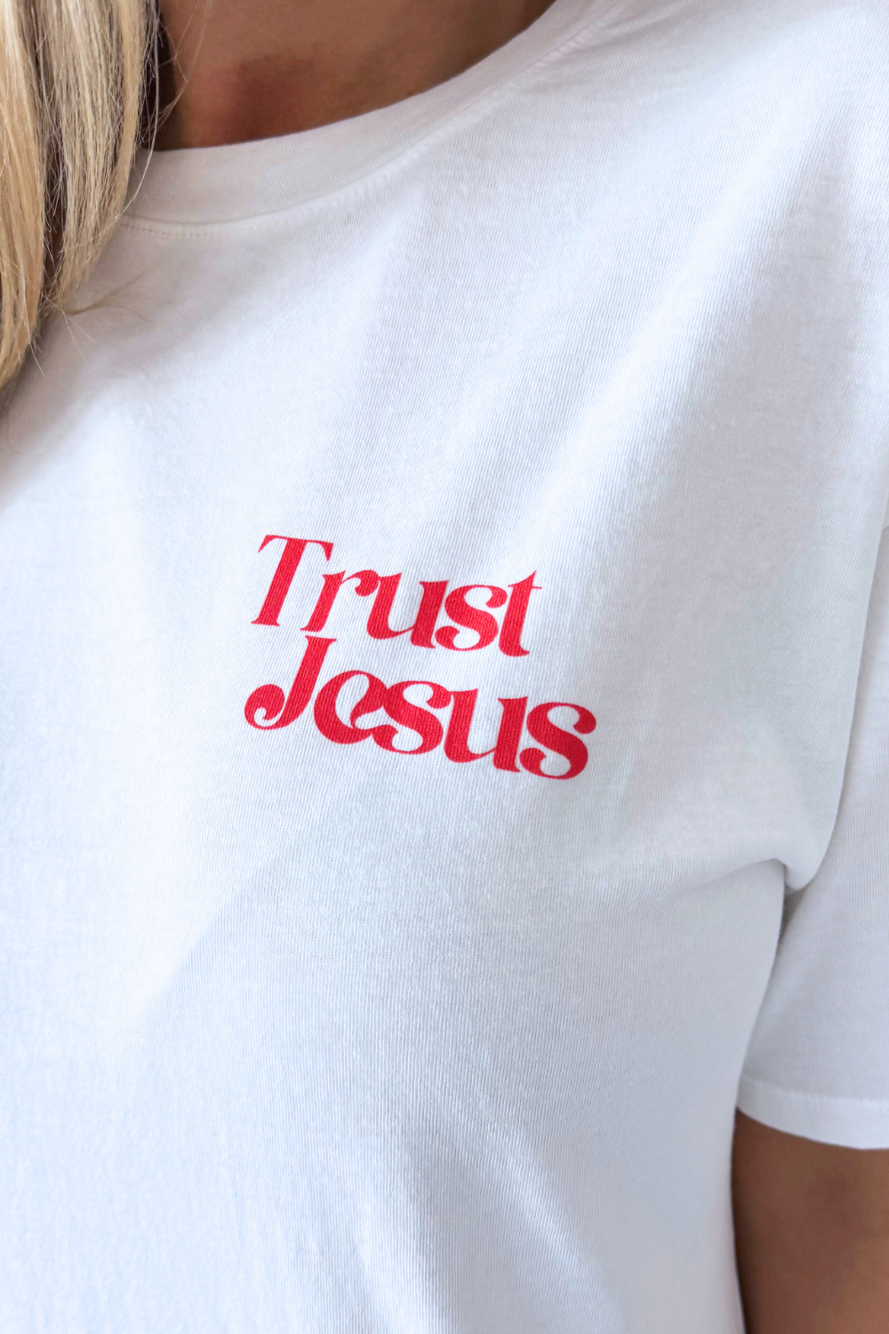 Trust Jesus Short Sleeve Top