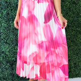 Pleated Midi Skirt