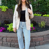 Evan Striped Blazer