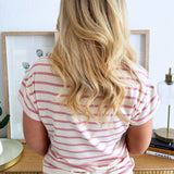 Raglan Sleeve Stripe Tee