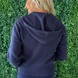 Full Zip Knit Hoodie