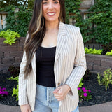 Evan Striped Blazer