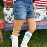 Jane High Rise Short w/ Pork Chop Pockets