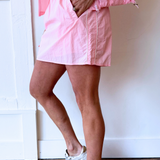 Sporty Chic Piping Detail Skirt