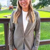 Blazer w/ Button Sleeve