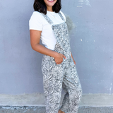 Leopard Print Overalls